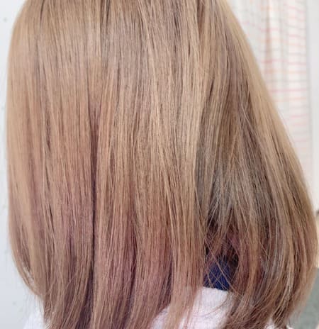 アスオイルを使っているうさぎの髪